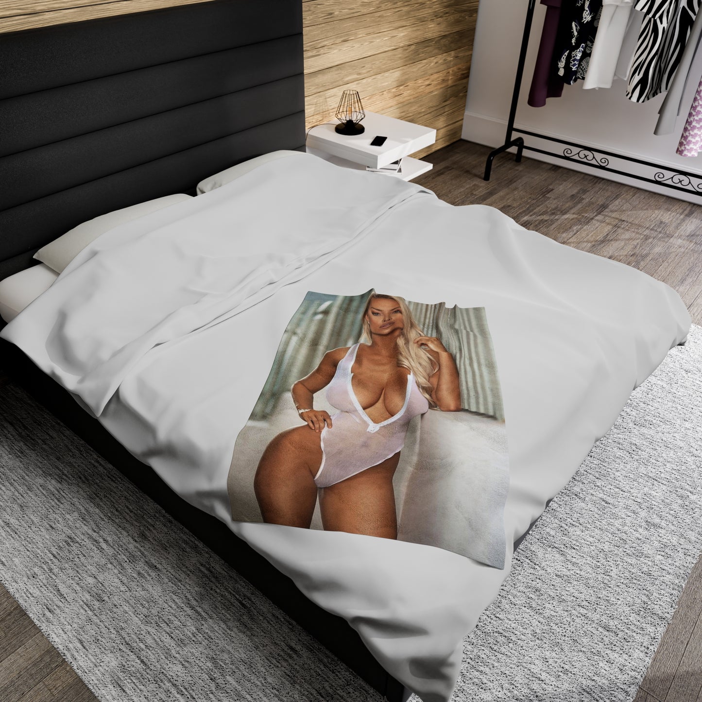 Velveteen Plush Blanket Lindsey Pelas