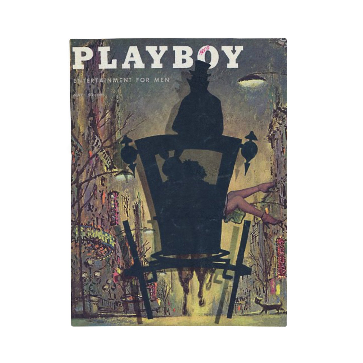 Velveteen Plush Blanket Magazine Cover May 1957