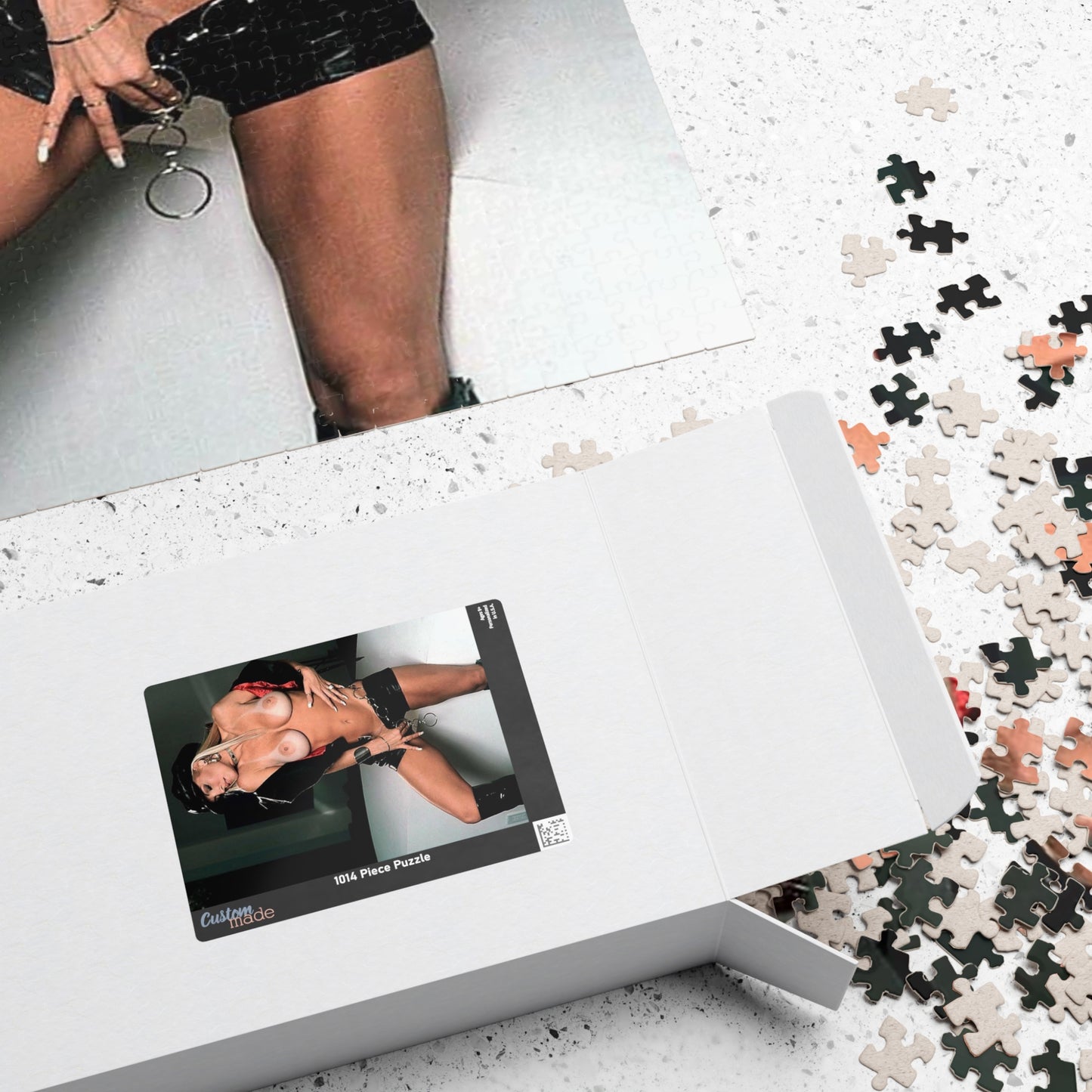 Puzzle (110, 252, 520, 1014-piece) Retro Adult Star Janine Lindenmulder Nude