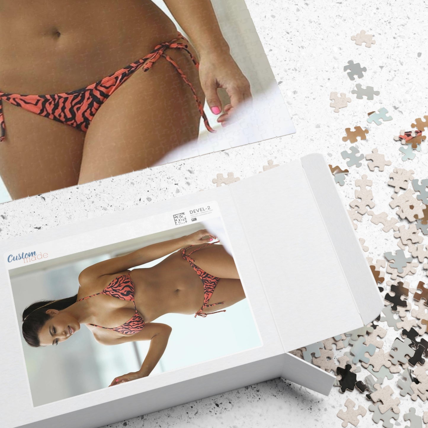Puzzle (110, 252, 520, 1014-piece) Kim Kardashian Bikini