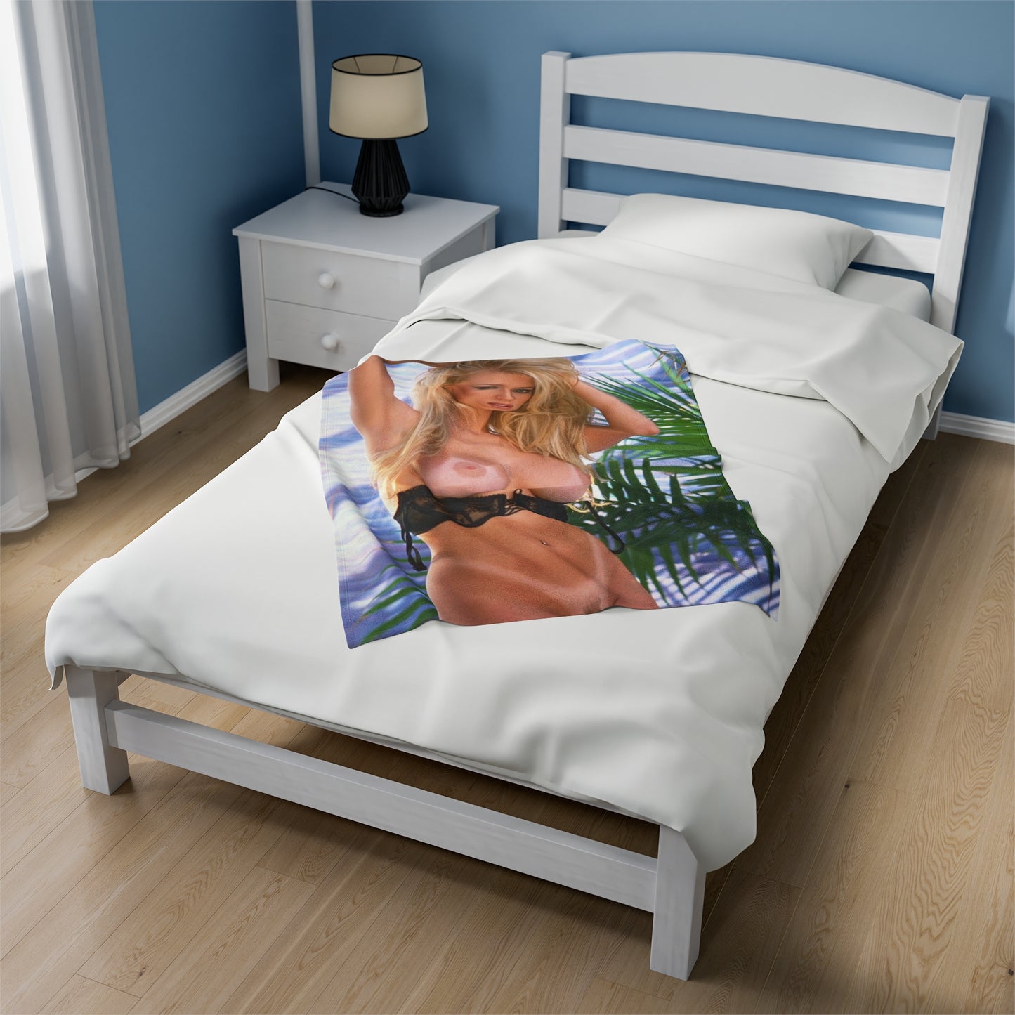 Velveteen Plush Blanket Pornstar Jenna Jameson Nude