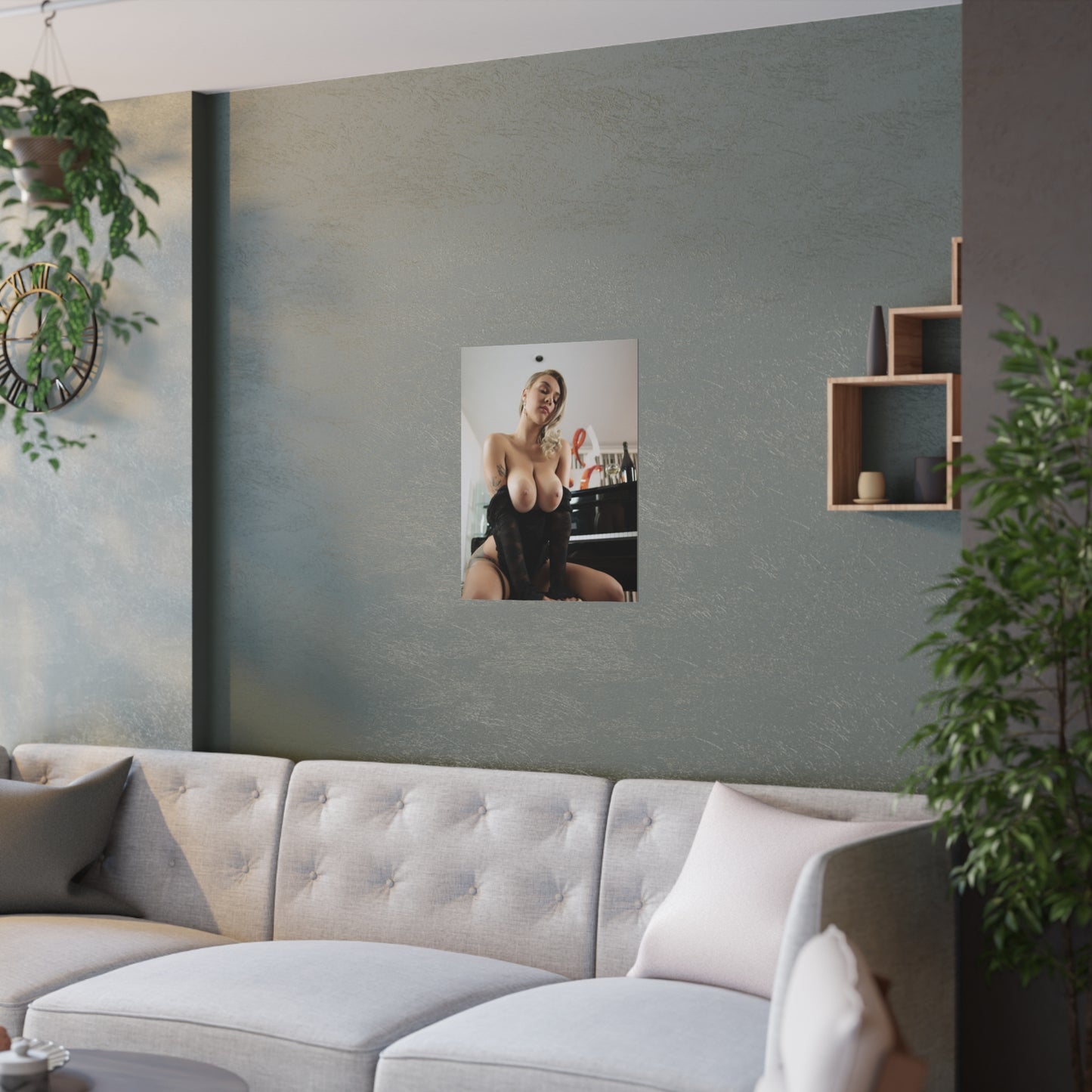 Satin Posters (210gsm) Pet Gabbie Carter Nude