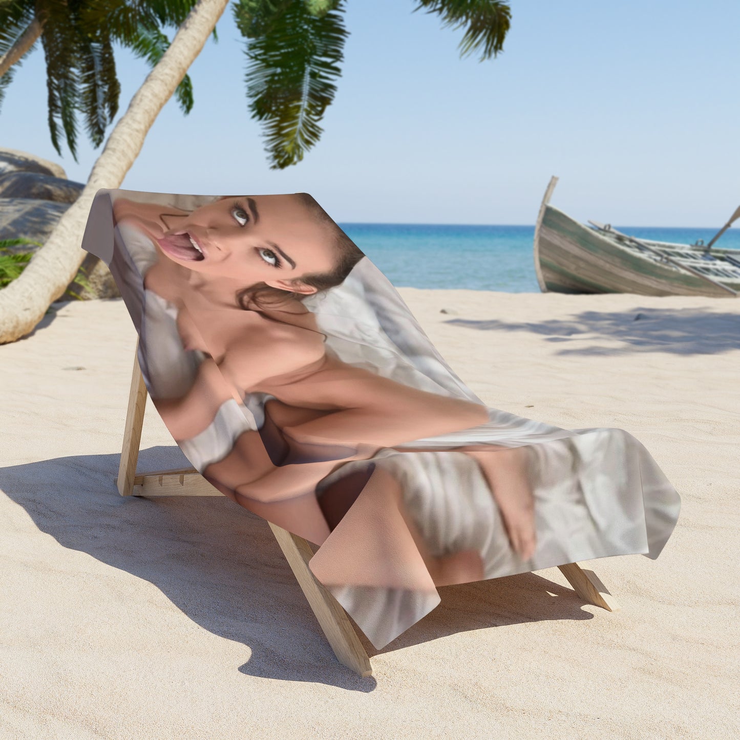 Beach Towel Charity Crawford Nude