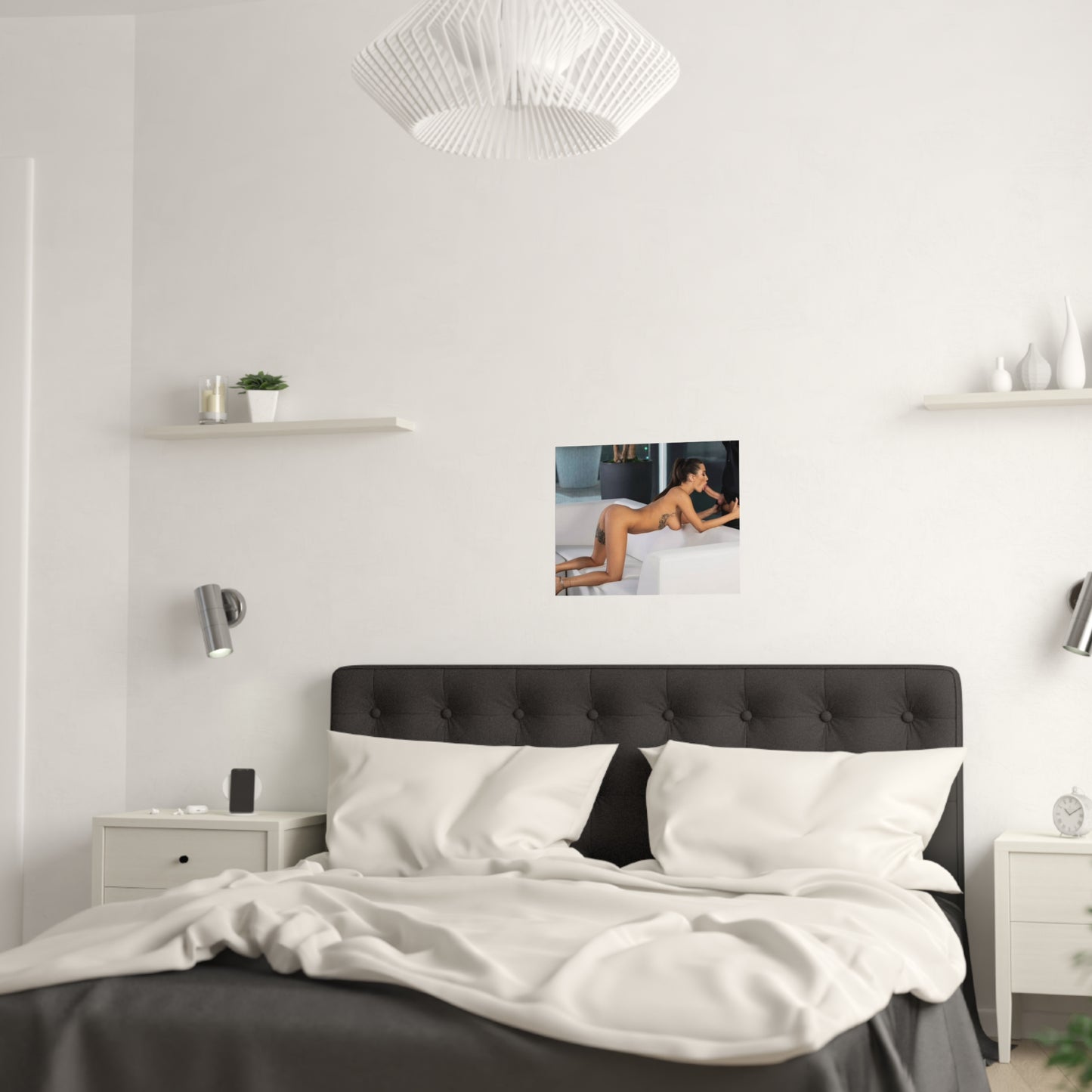 Satin Posters (210gsm) Natural Tits Liya Silver