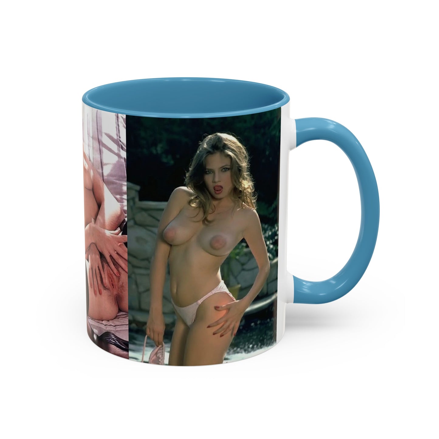 Accent Coffee Mug (11, 15oz) Traci Lords Nude Naked Retro Fuck Sex