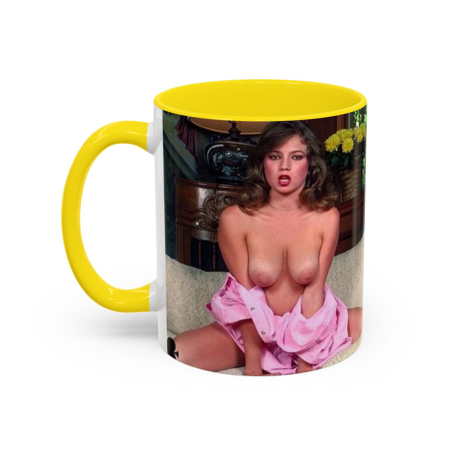 Accent Coffee Mug (11, 15oz) Traci Lords Nude Porn Retro
