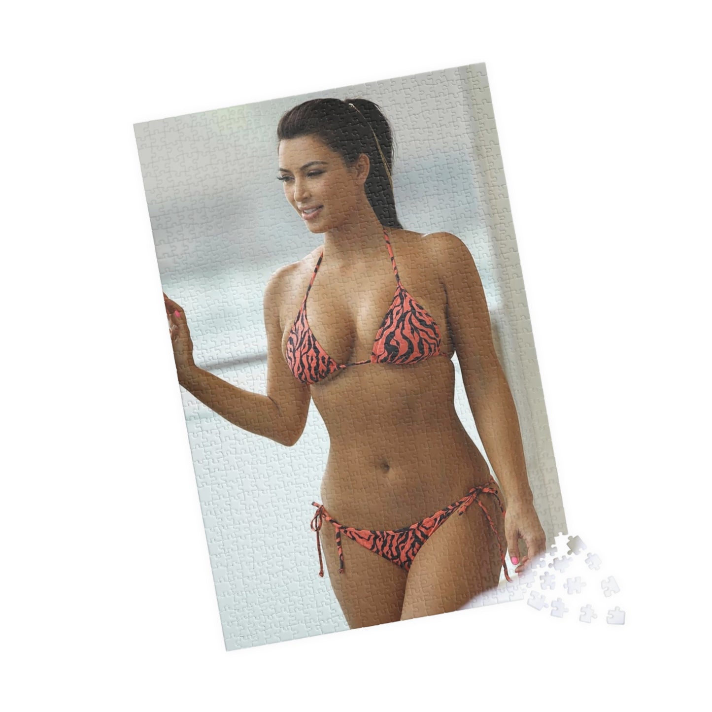 Puzzle (110, 252, 520, 1014-piece) Kim Kardashian Bikini