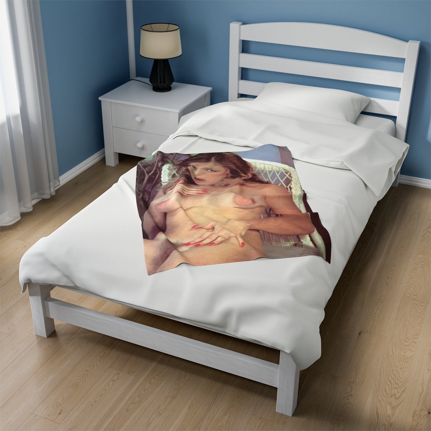 Velveteen Plush Blanket Traci Lords Nude