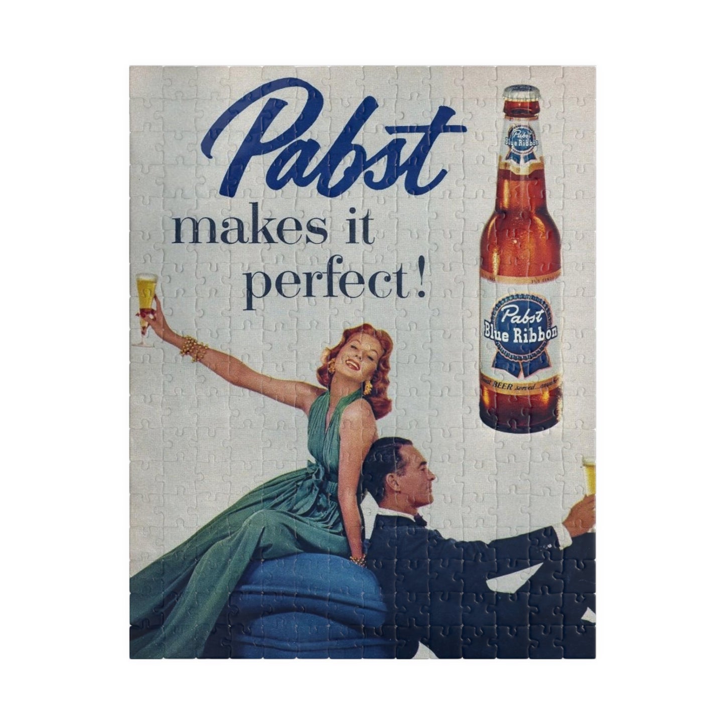 Puzzle (110, 252, 520, 1014-piece) Retro Beer Advertisement Pabst