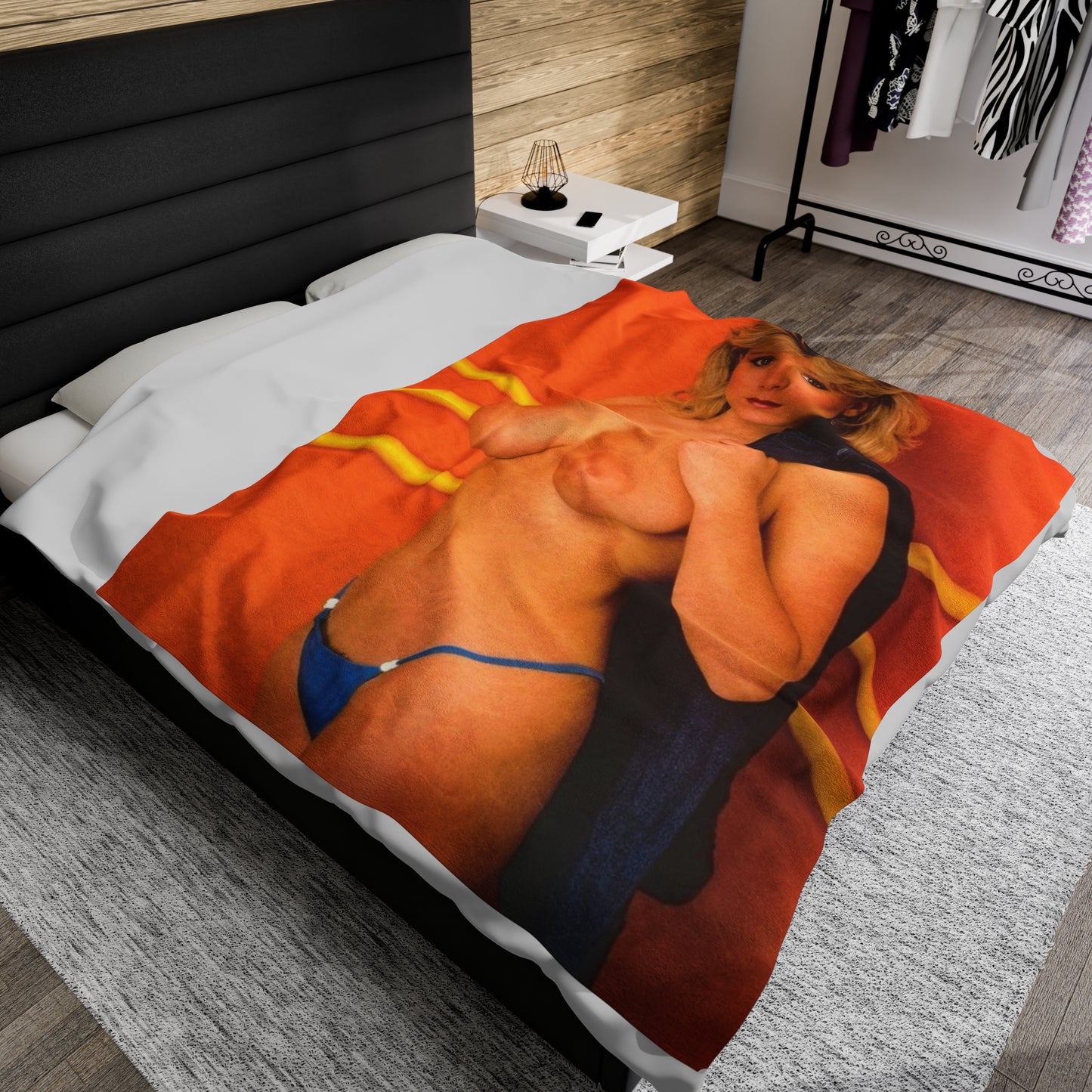 Velveteen Plush Blanket Samantha Fox Nude