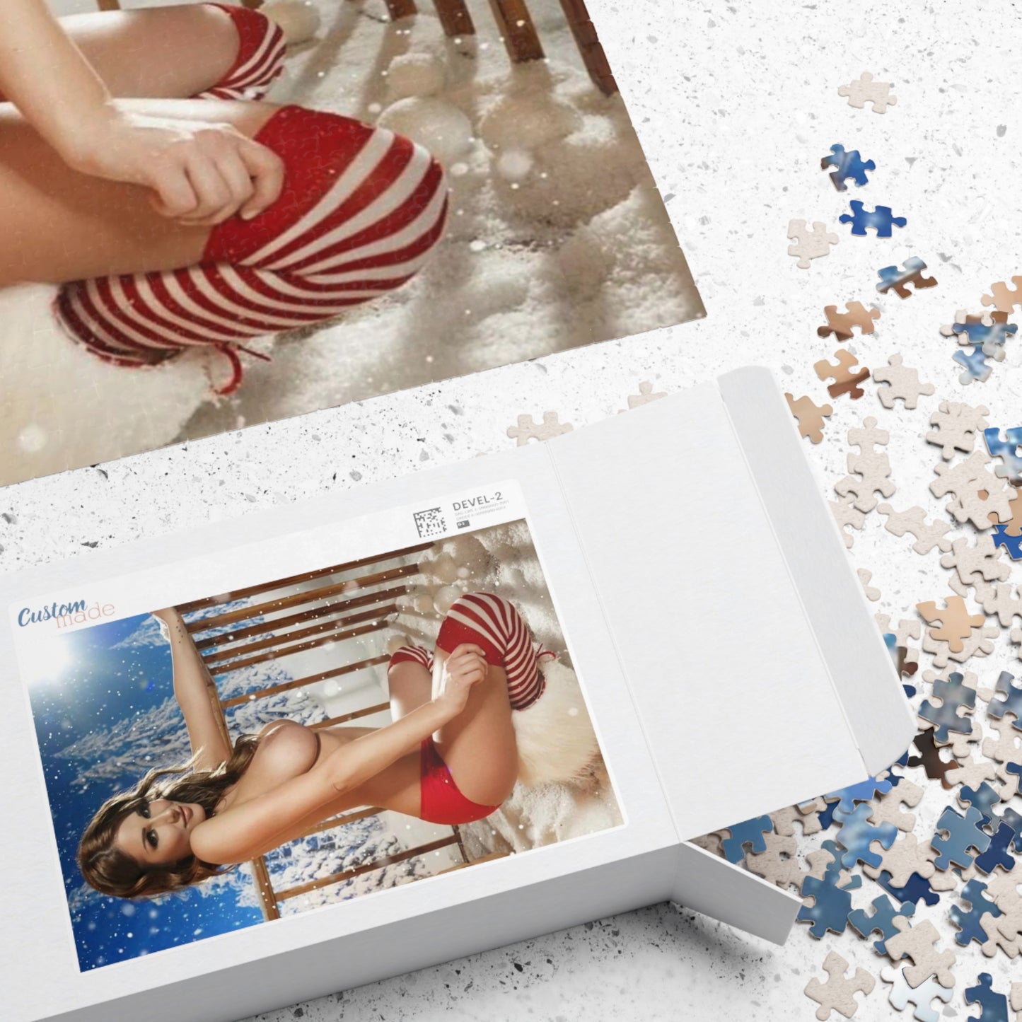 Puzzle (110, 252, 500, 1014-piece) Christmas Pornstars Nude