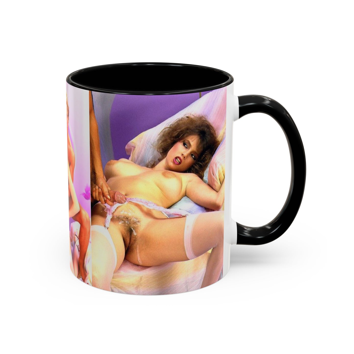 Accent Coffee Mug (11, 15oz) Traci Lords Nude Naked Retro Fuck Sex
