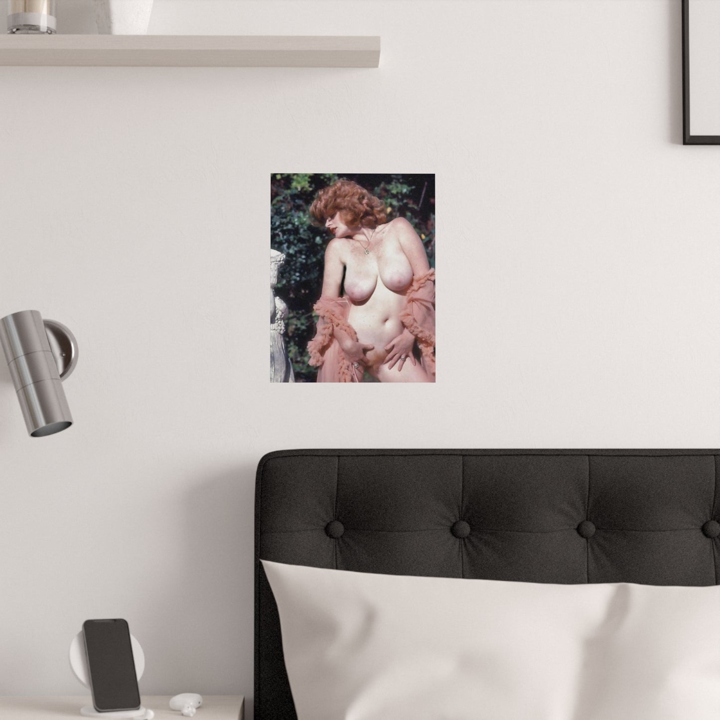 Satin Posters (210gsm) Retro Pornstar Lisa De Leeuw Nude