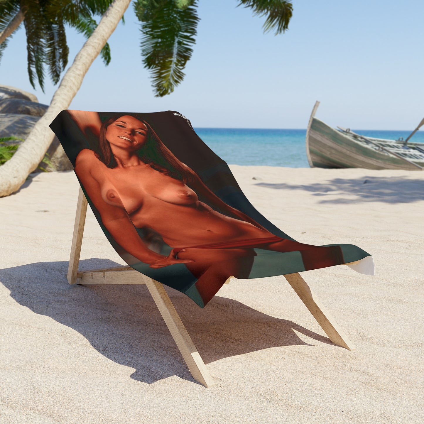 Beach Towel Playboy Playmate May 1969 Sally Sheffield