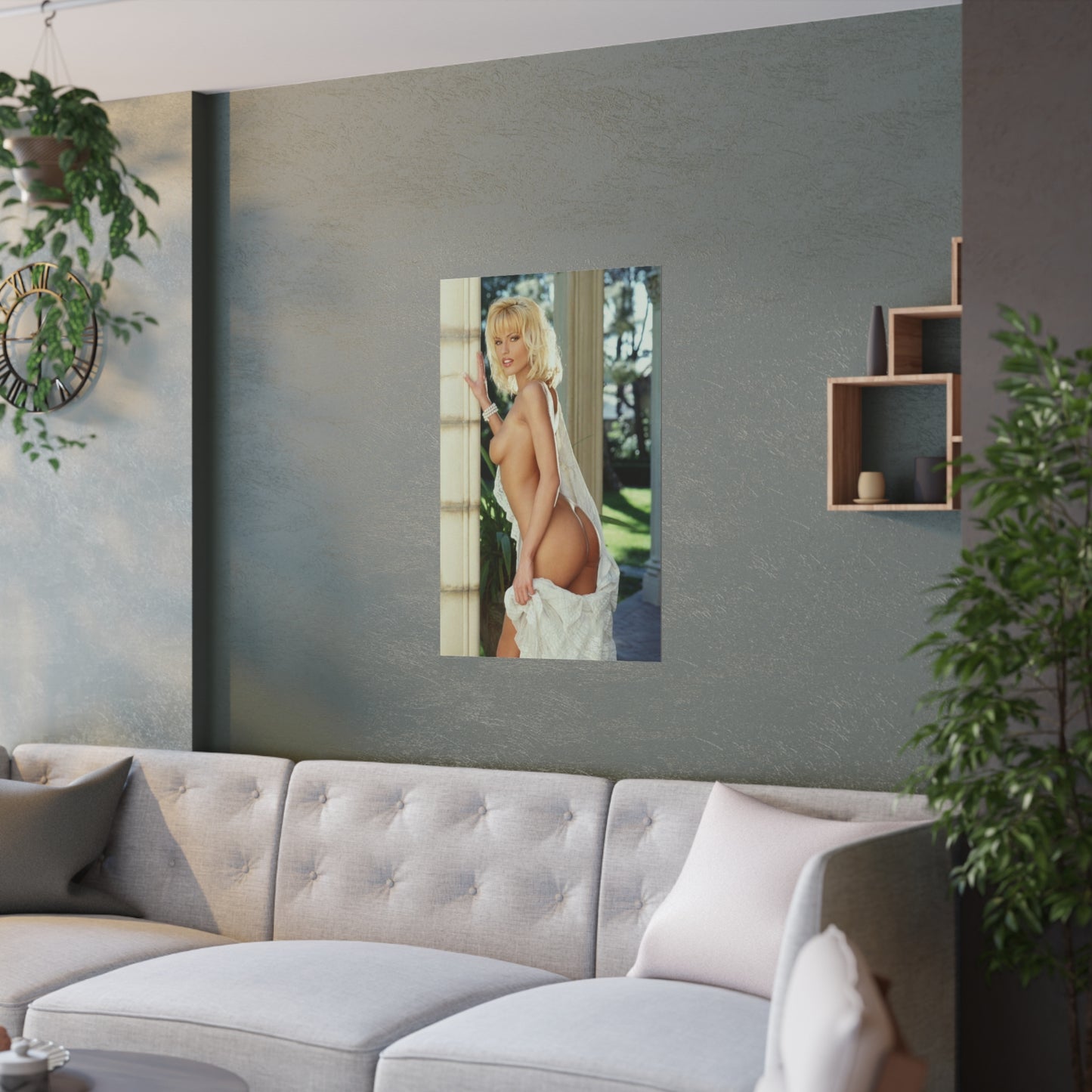 Satin Posters (210gsm) Retro Pornstar Anita Blond