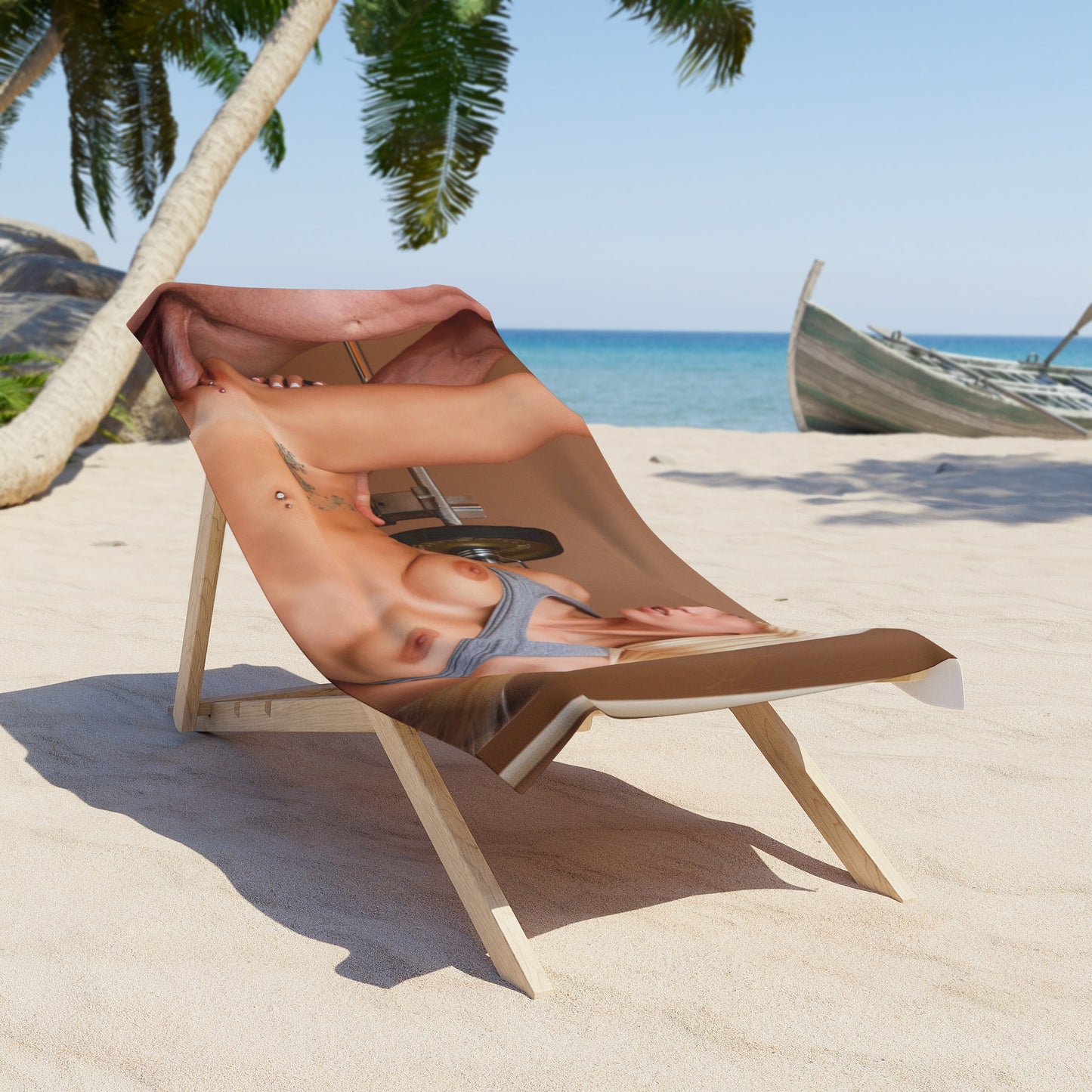 Beach Towel Blonde Erica Fontes