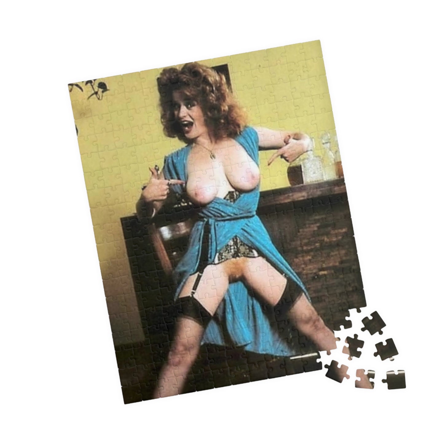 Puzzle (110, 252, 520, 1014-piece) Retro Pornstar Lisa De Leeuw Nude