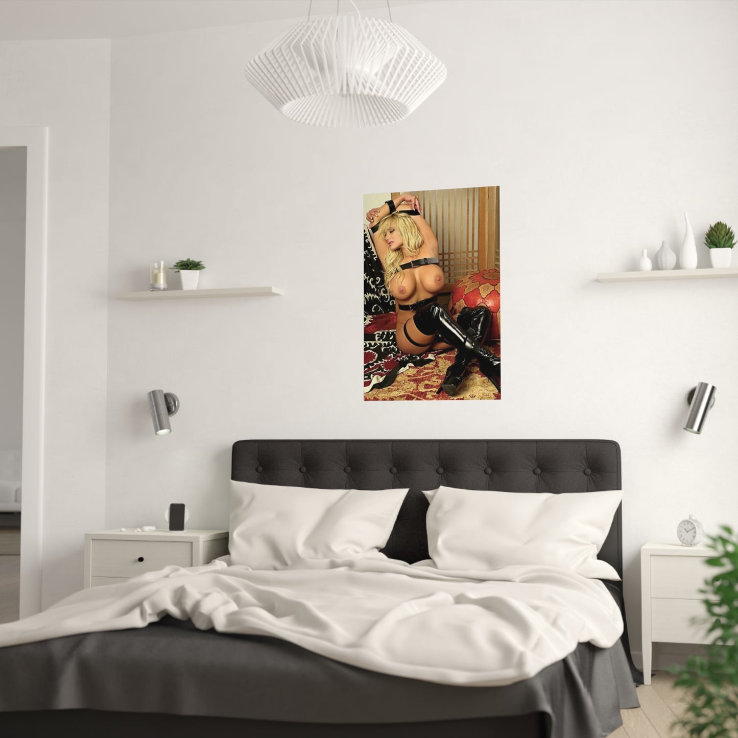 Satin Posters (210gsm) Adult Star Shyla Stylez Nude