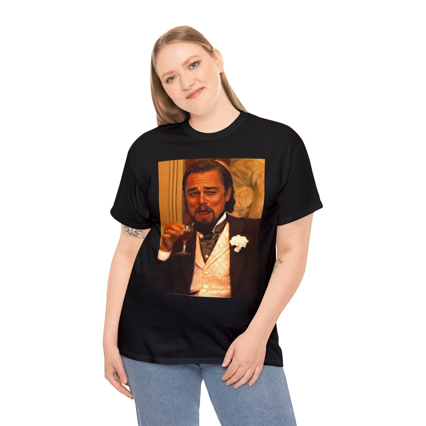 Unisex Heavy Cotton Tee Leonard DiCaprio Django Meme