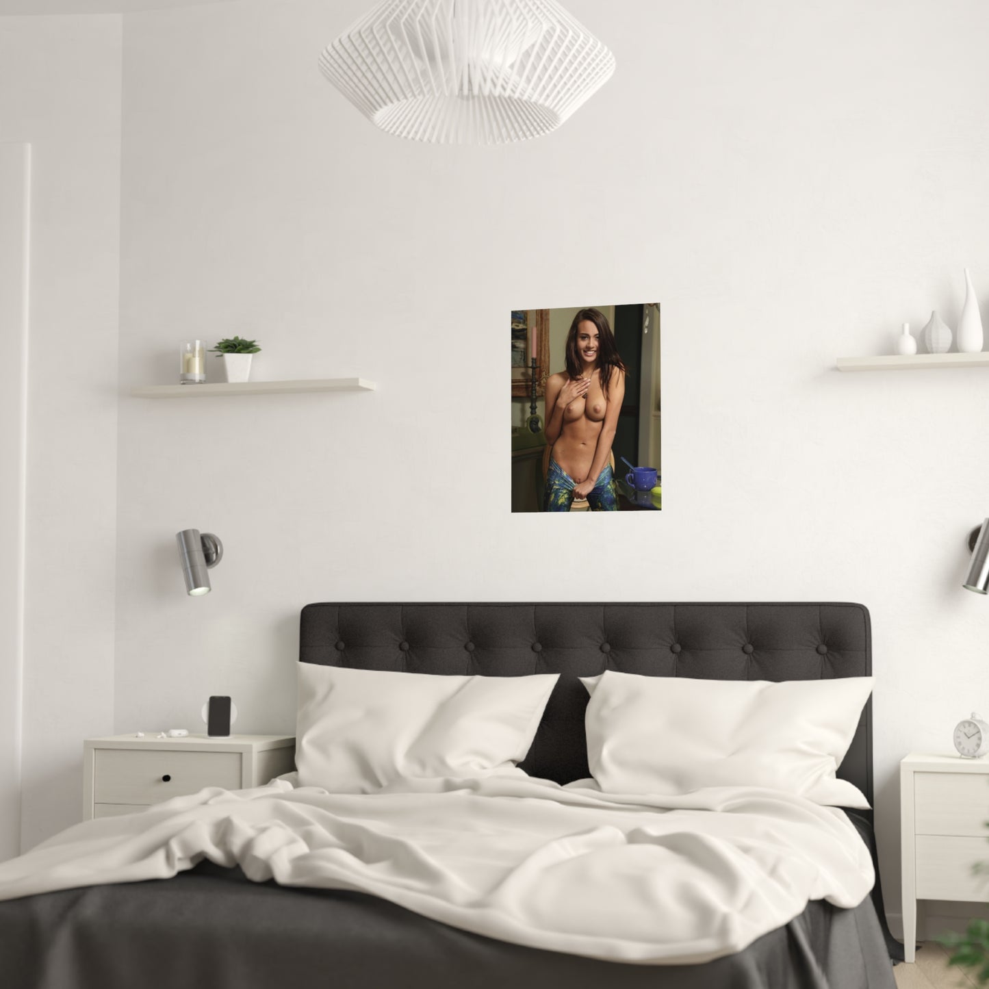 Satin Posters (210gsm) Pornstar Janice Griffith Nude