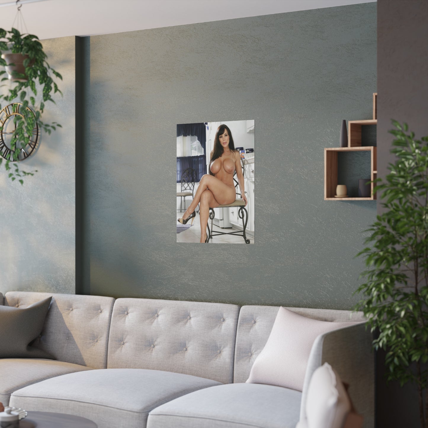 Satin Posters (210gsm) Pornstar Lisa Ann Nude