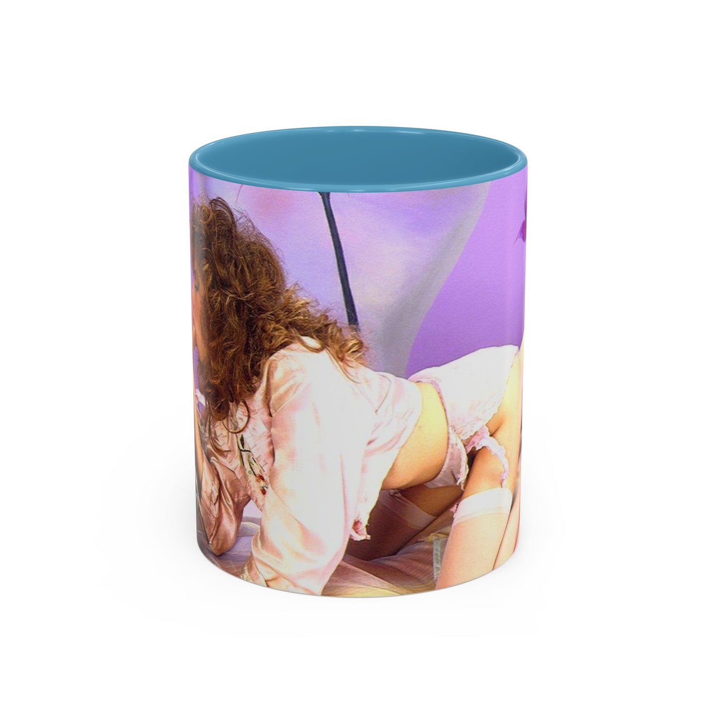 Accent Coffee Mug (11, 15oz) Traci Lords Nude Naked Retro