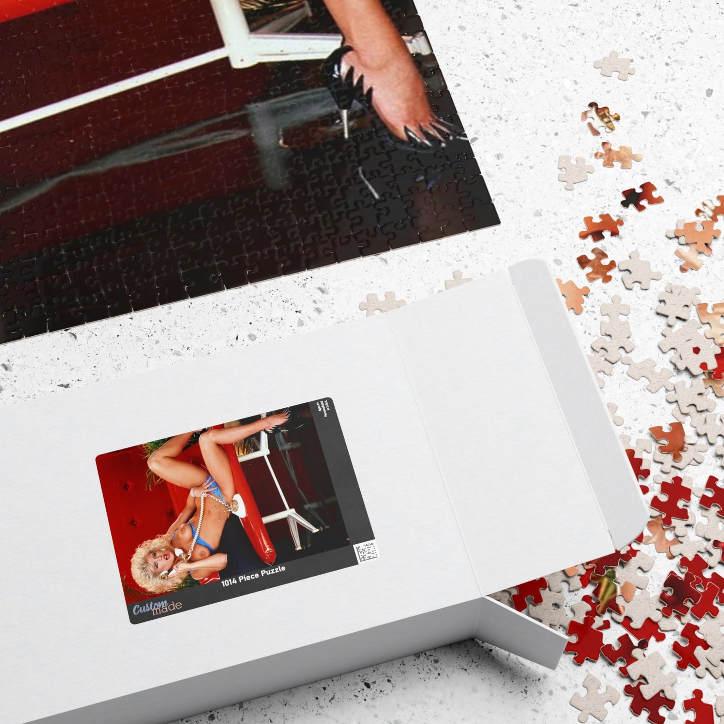 Puzzle (110, 252, 500, 1014-piece) Retro 1980s Porn Star Amber Lynn