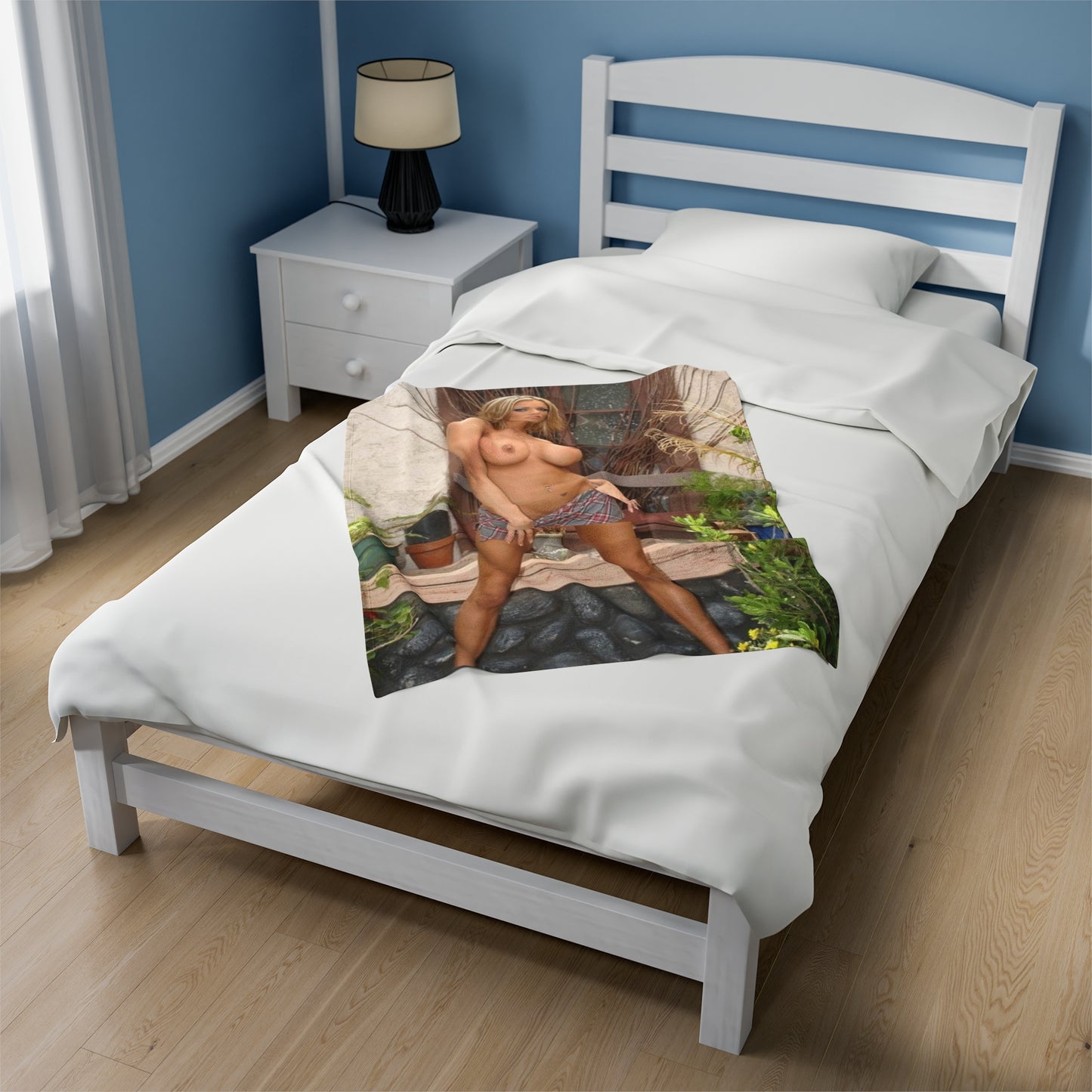 Velveteen Plush Blanket Pornstar Briana Banks Nude