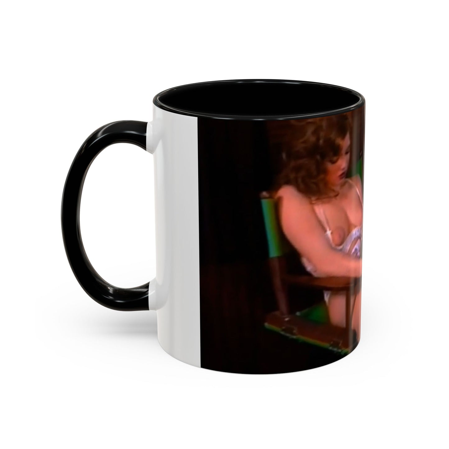 Accent Coffee Mug (11, 15oz) Traci Lords Nude Retro Porn Star