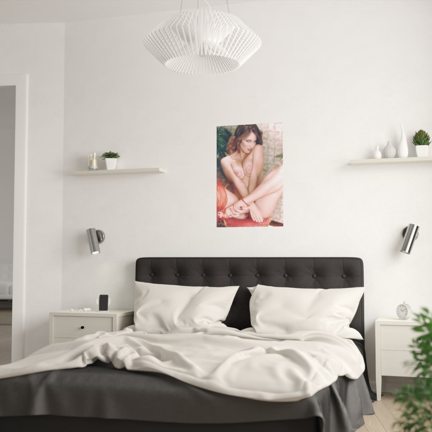 Satin Posters (210gsm) Retro 80s Adult Star Nude