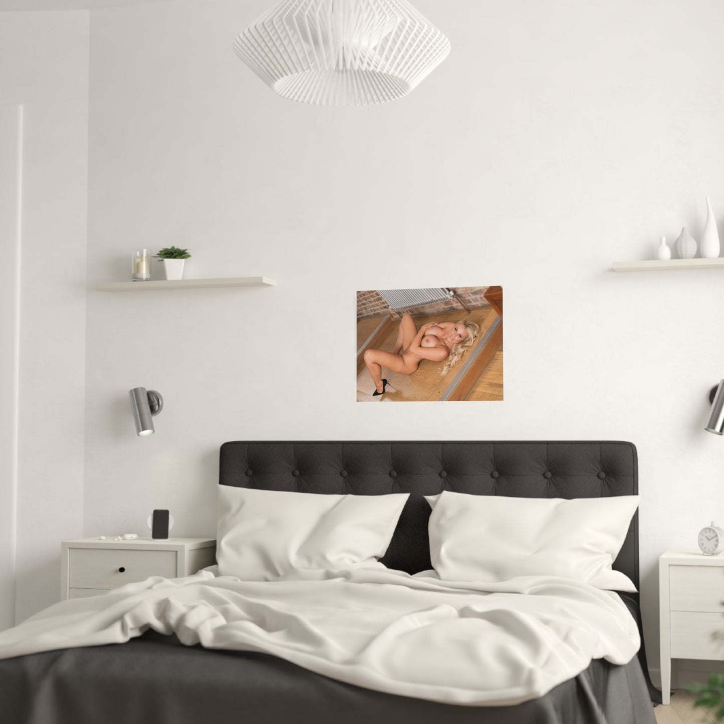 Satin Posters (210gsm) Sexy Naked Nude Pornstar