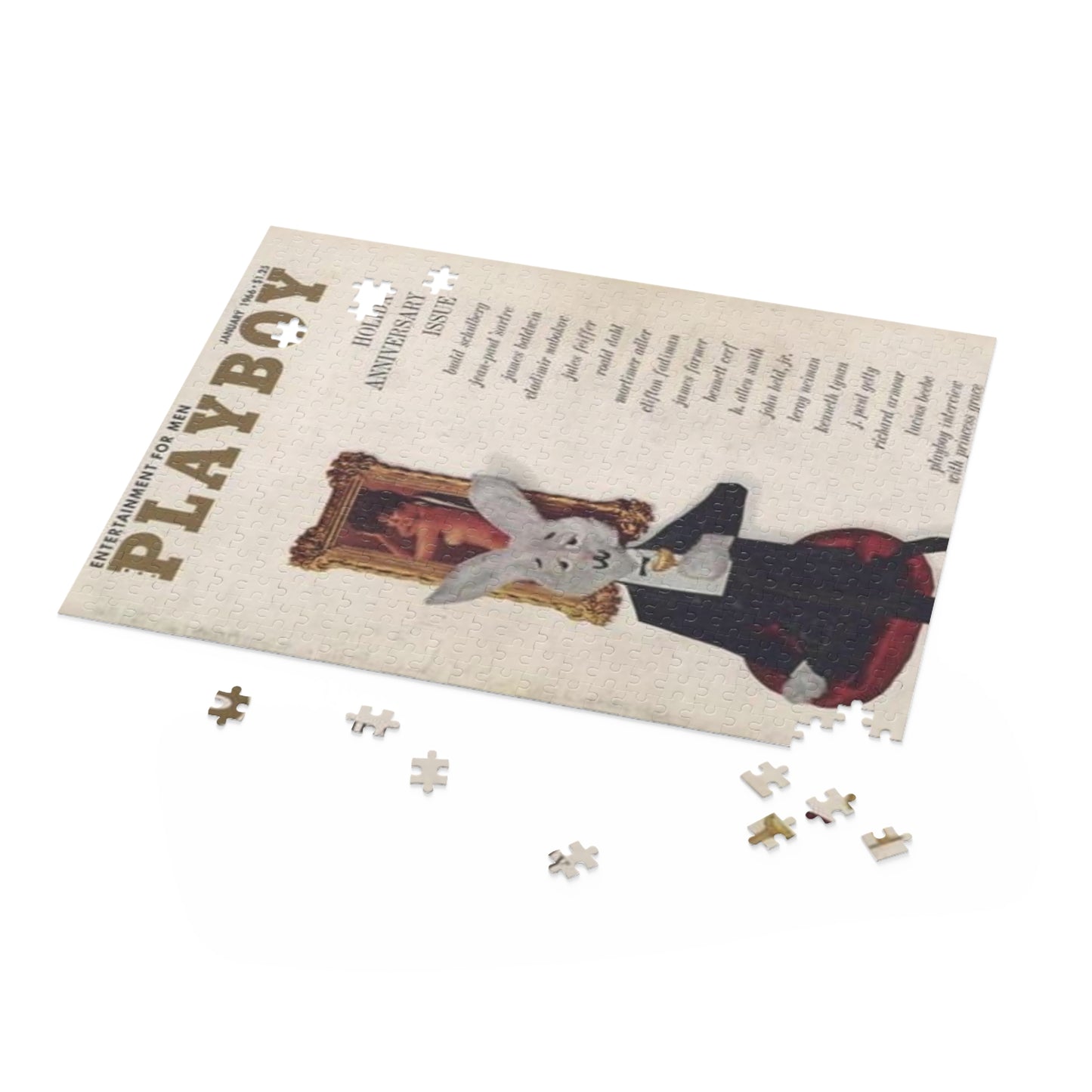 Puzzle (120, 252, 500-Piece) Playboy Cover January 1966