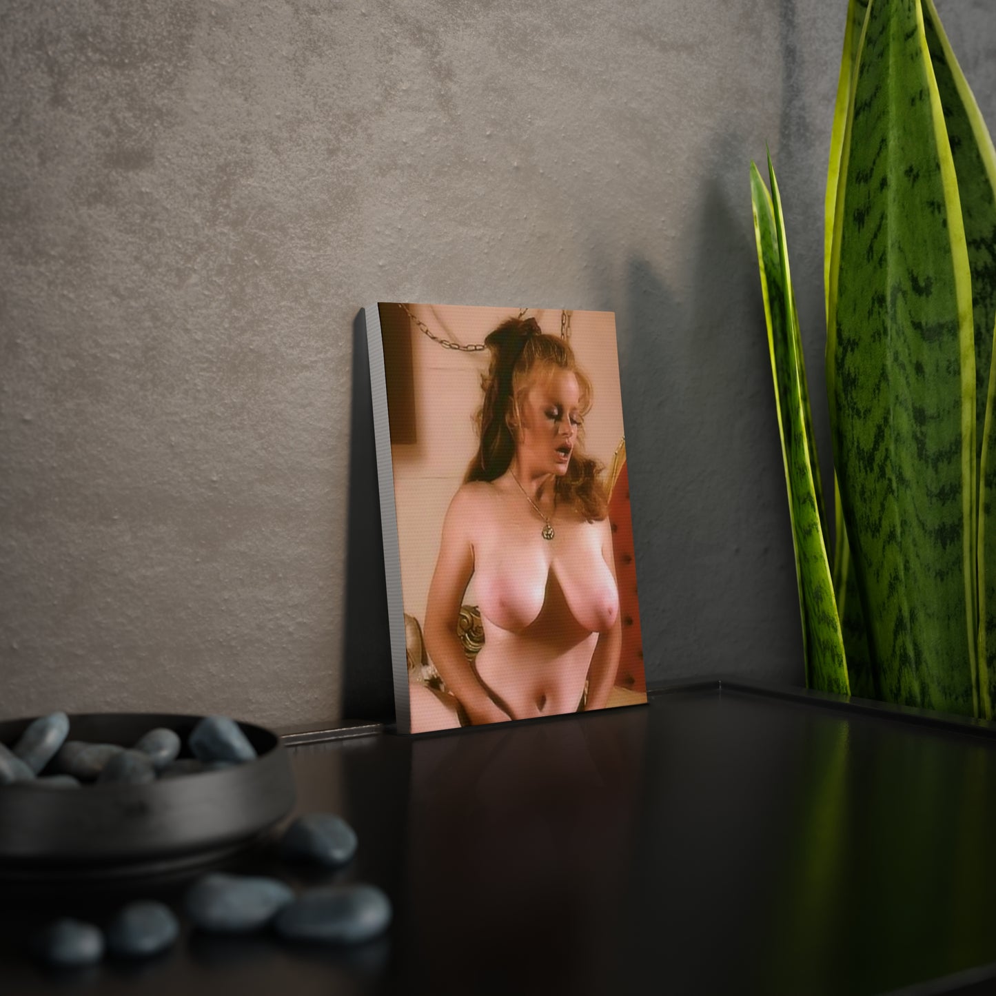 Canvas Photo Tile Retro Porn Star Lisa De Leeuw Nude