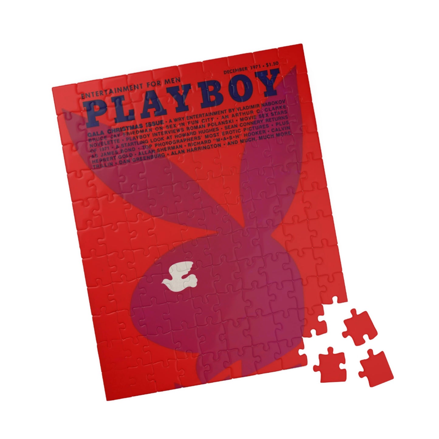 Puzzle (110, 252, 500, 1014-piece) Playboy Cover December 1971