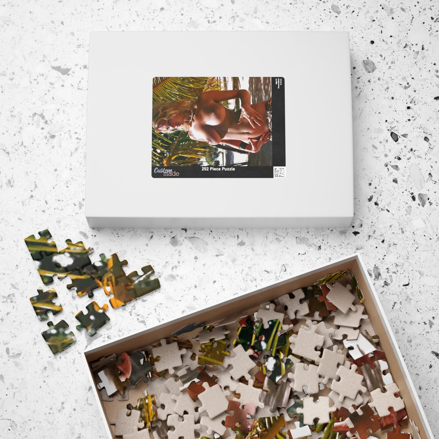 Puzzle (110, 252, 500, 1014-piece) Vintage French Pornstar Brigitte Lahaie