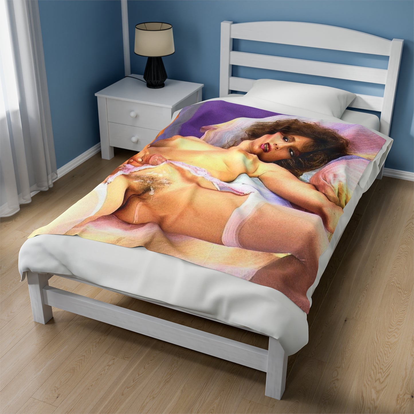 Velveteen Plush Blanket Traci Lords Nude