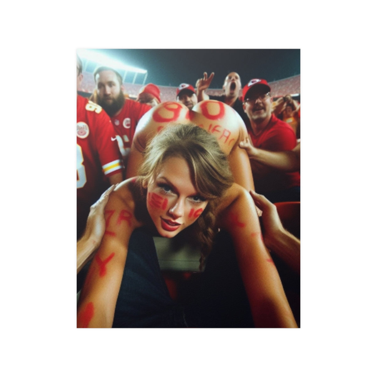 Satin Posters (210gsm) Taylor Swift AI Nudes