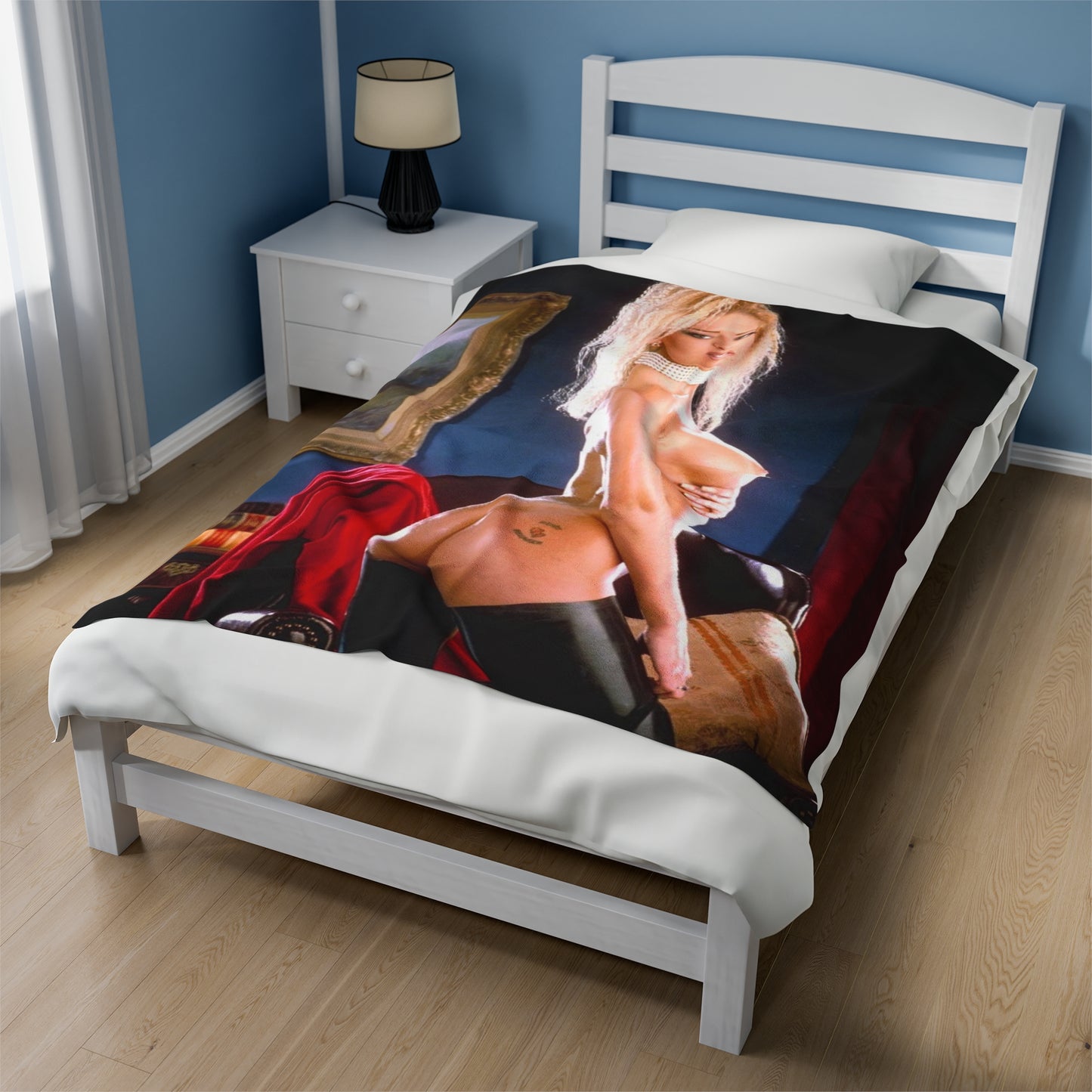 Velveteen Plush Blanket Pornstar Jenna Jameson Nude