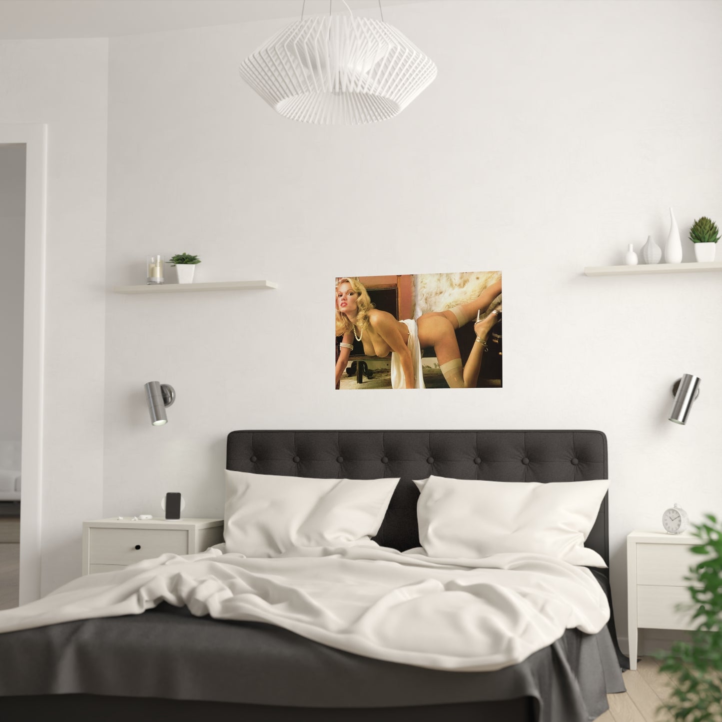 Satin Posters (210gsm) Vintage French Pornstar Brigitte Lahaie