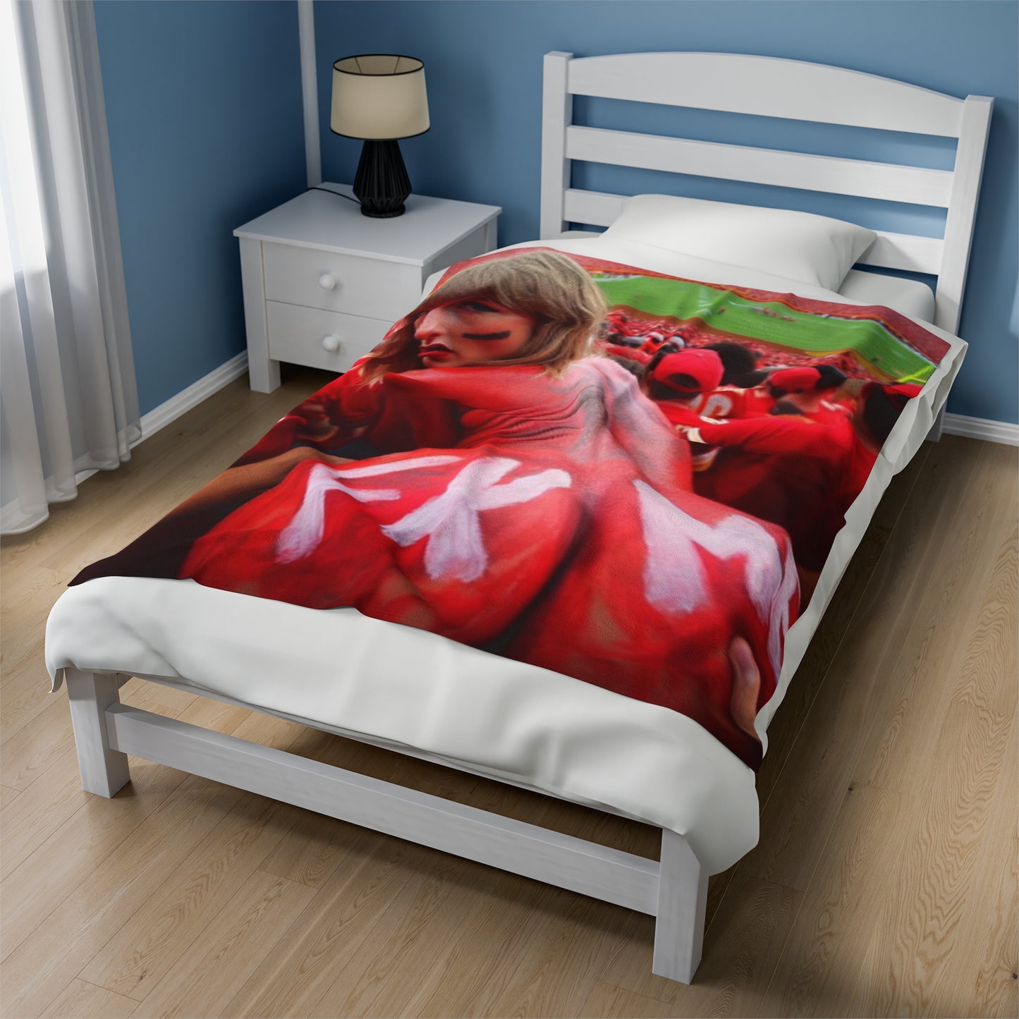 Velveteen Plush Blanket Taylor Swift AI Nudes