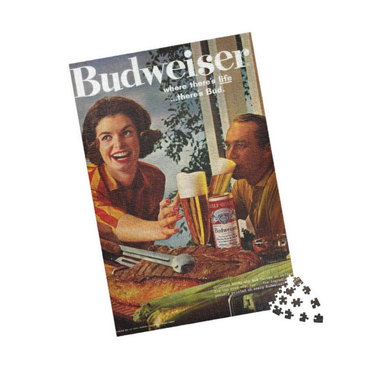 Puzzle (110, 252, 520, 1014-piece) Retro Beer Advertisement Budweiser
