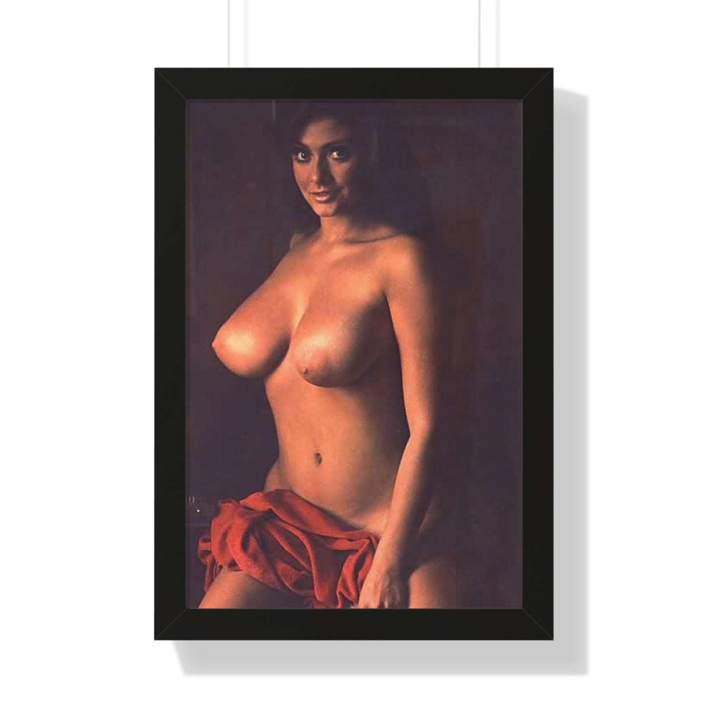 Framed Vertical Poster Playboy Playmate Cynthia Myers Nude