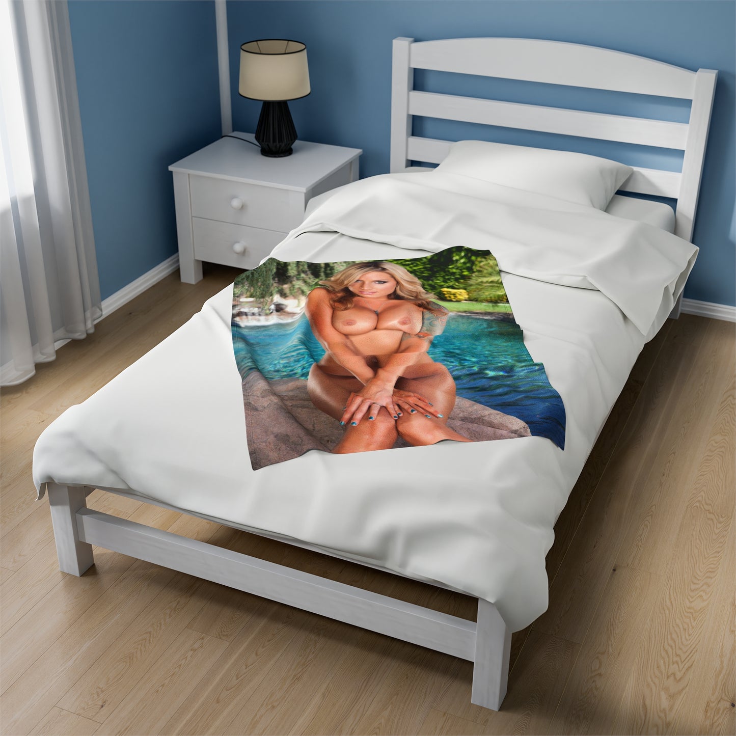 Velveteen Plush Blanket Pornstar Teagan Presley Nude