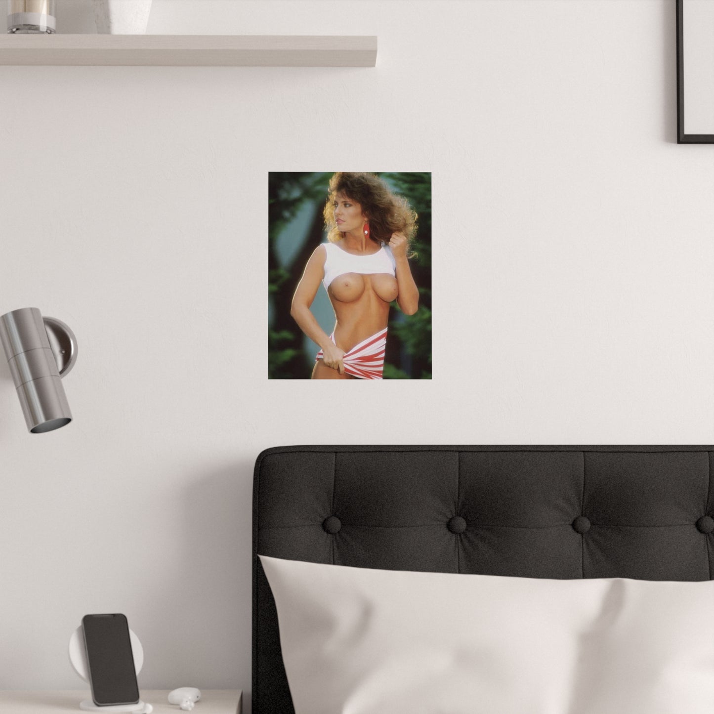 Satin Posters (210gsm) Retro Pornstar Ashlyn Gere Nude