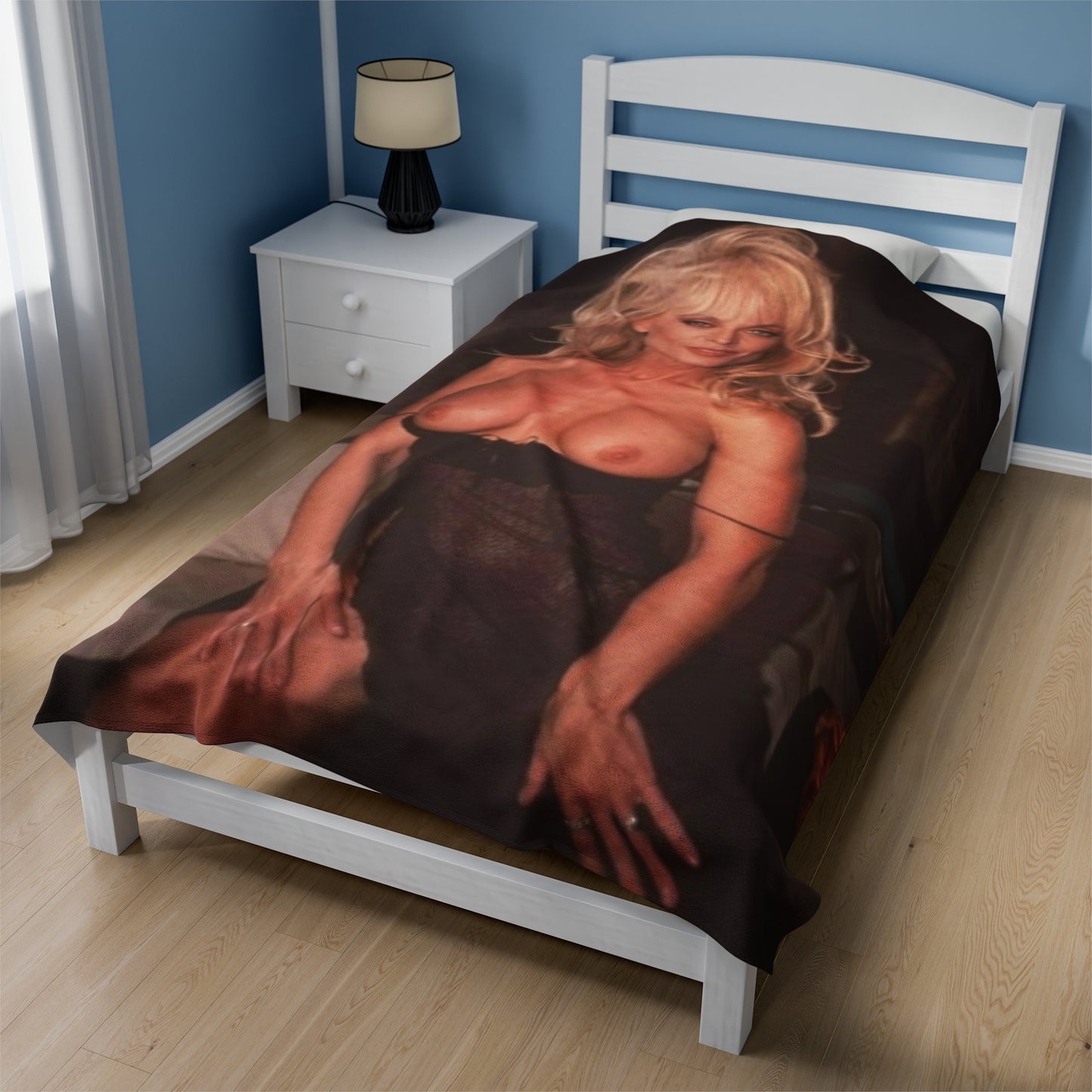 Velveteen Plush Blanket Porn Star Nina Hartley Nude