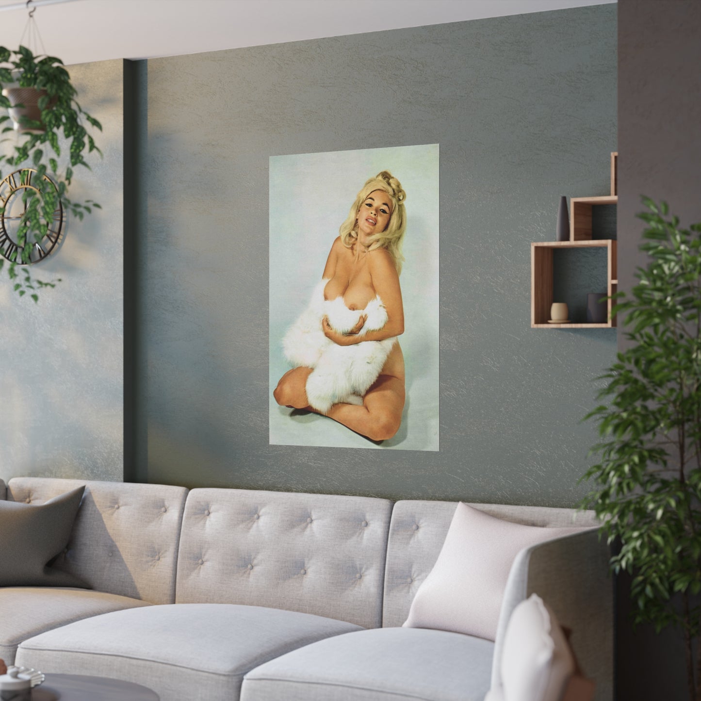 Satin Posters (210gsm) Jayne Mansfield Nude