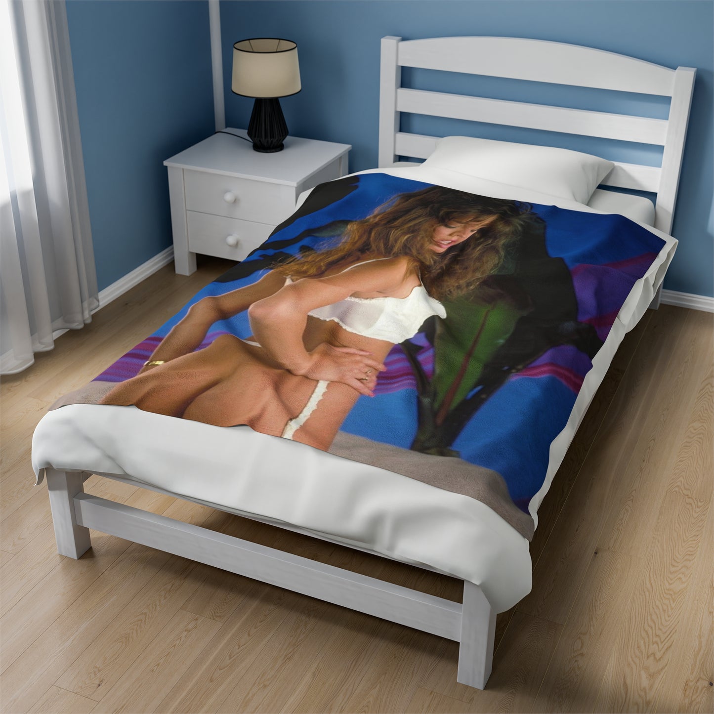 Velveteen Plush Blanket Pornstar Racquel Darrian Nude
