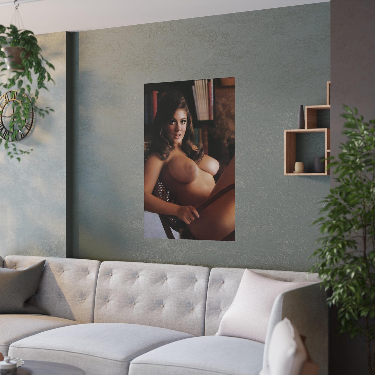 Satin Posters (210gsm) Playboy Playmate Cynthia Myers Nude