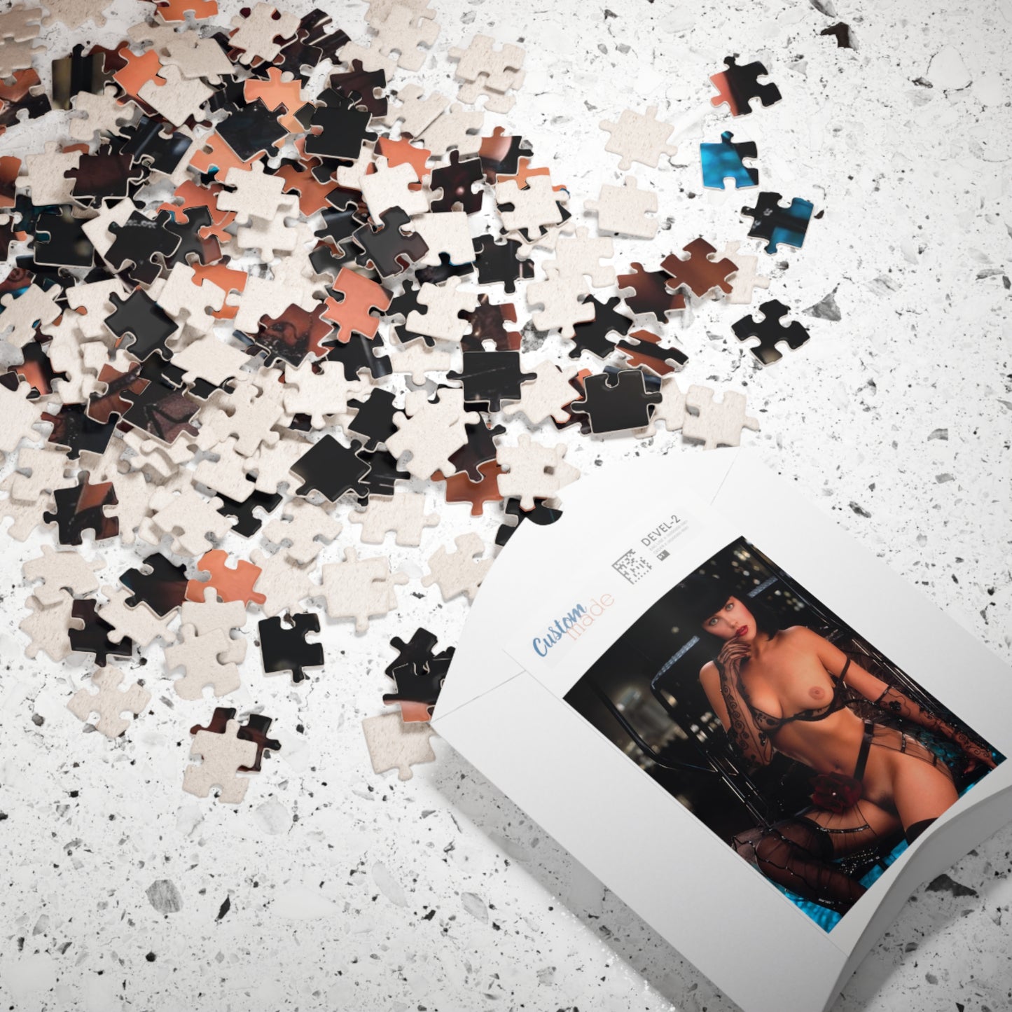 Puzzle (110, 252, 500, 1014-piece) Playboy Playmate Dec 1988 Kata Karkkainen
