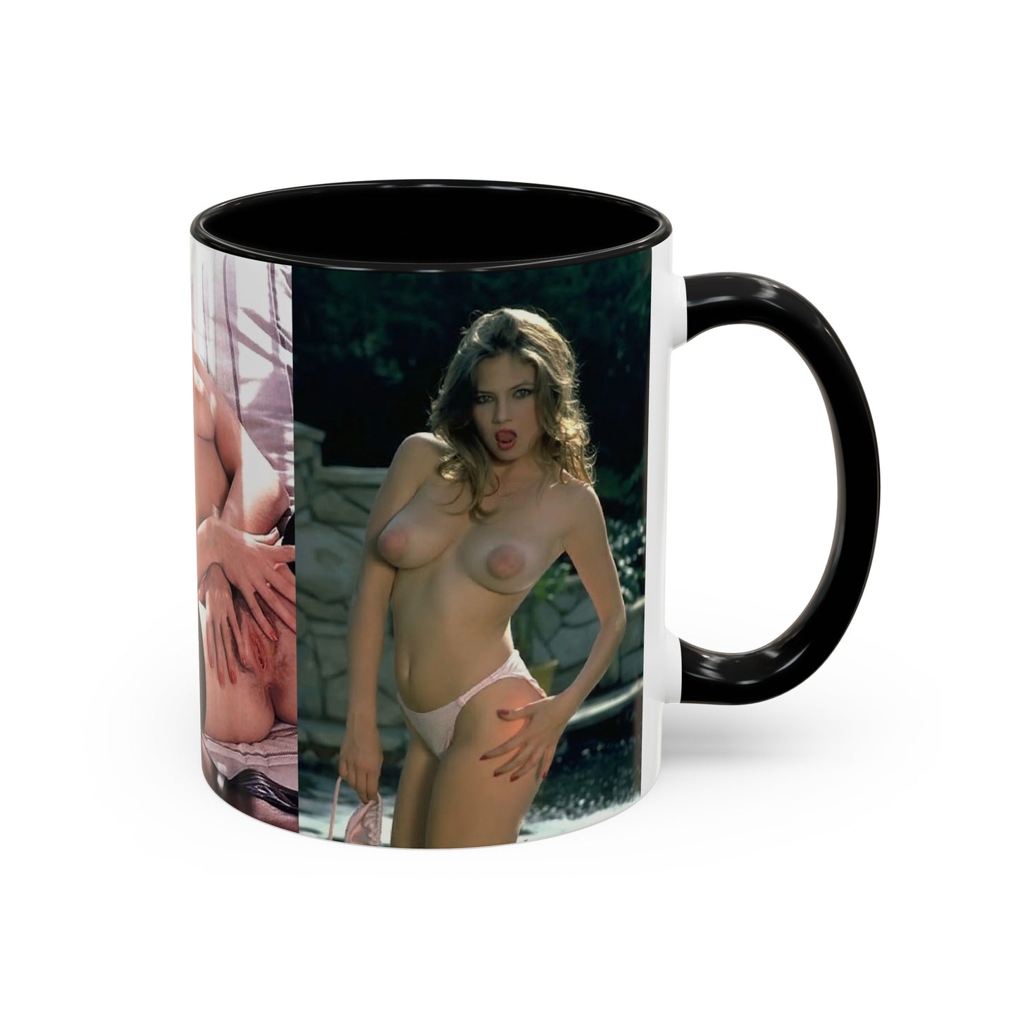 Accent Coffee Mug (11, 15oz) Traci Lords Nude Naked Retro Fuck Sex